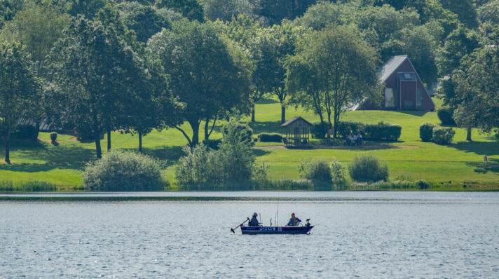 Fishing at Lake Bütgenbach