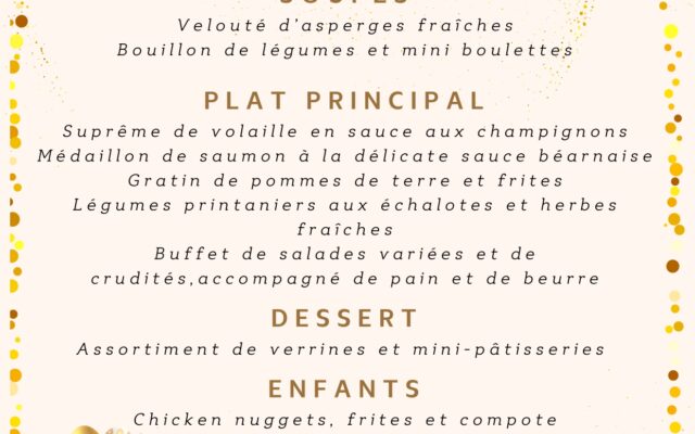 Buffet de Pâques Worriken 2026 - Menu v2