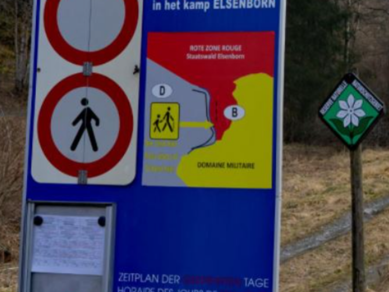 Durchgang ist verboten