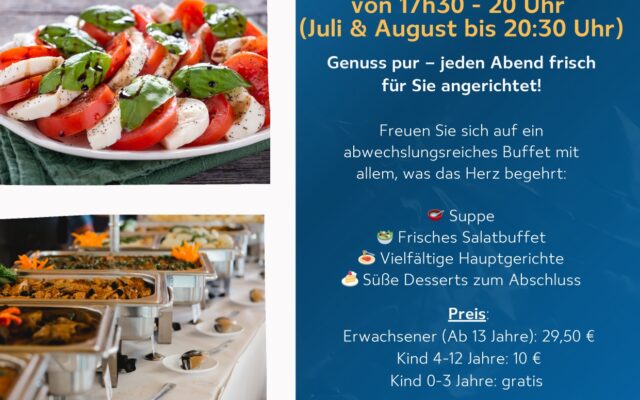Saisonales Abendbuffet Worriken 2026