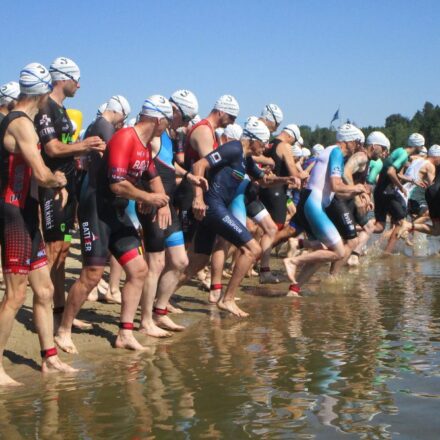 Triathlon Bütgenbach mit Start in Worriken - Bootshaus